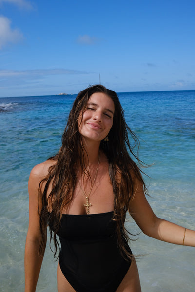 Strapless One- Piece