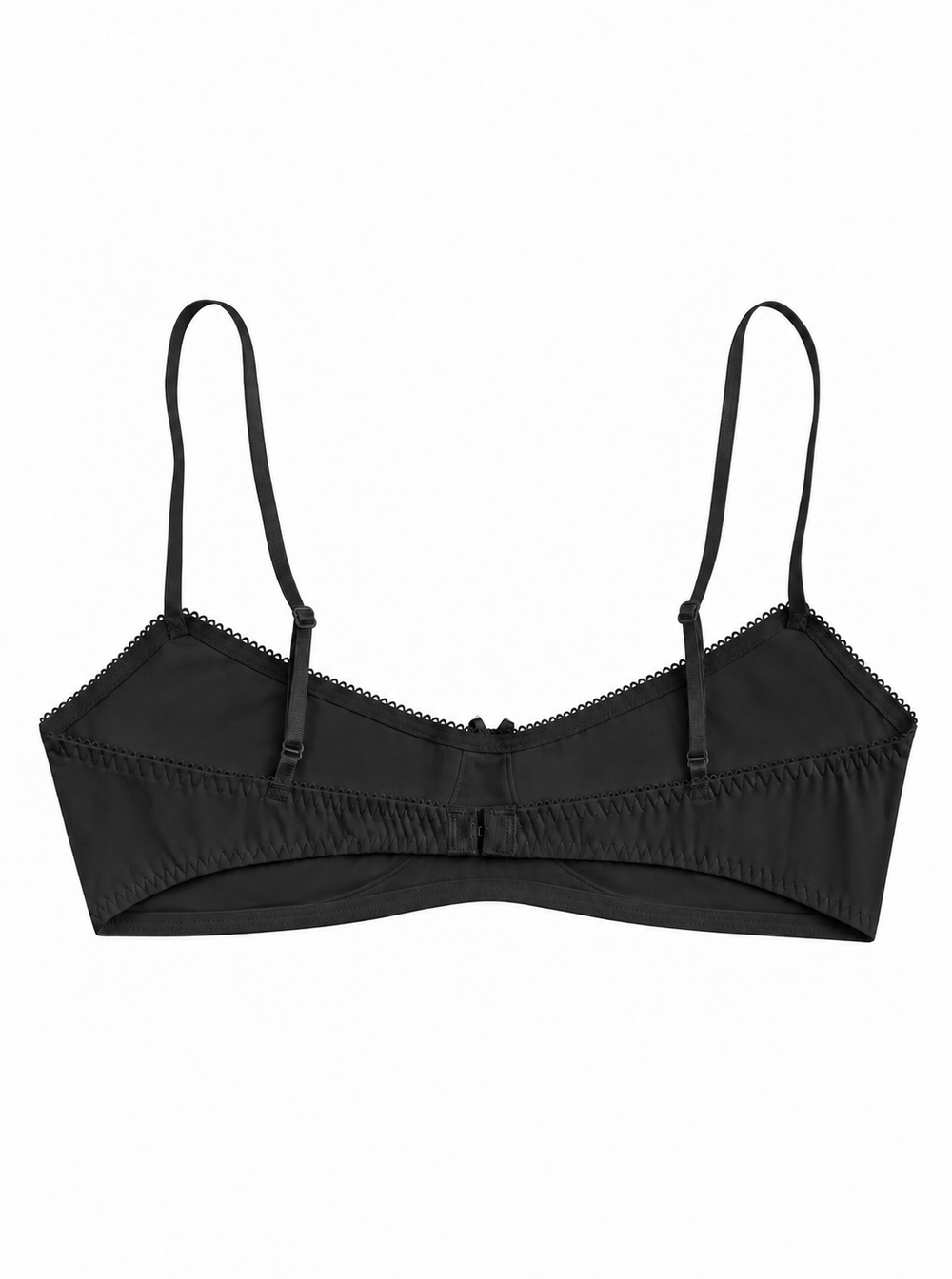Organic Cotton Bra - Black