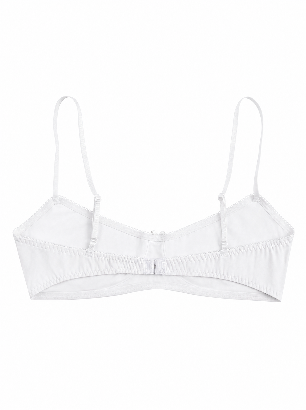 Organic Cotton Bra - White