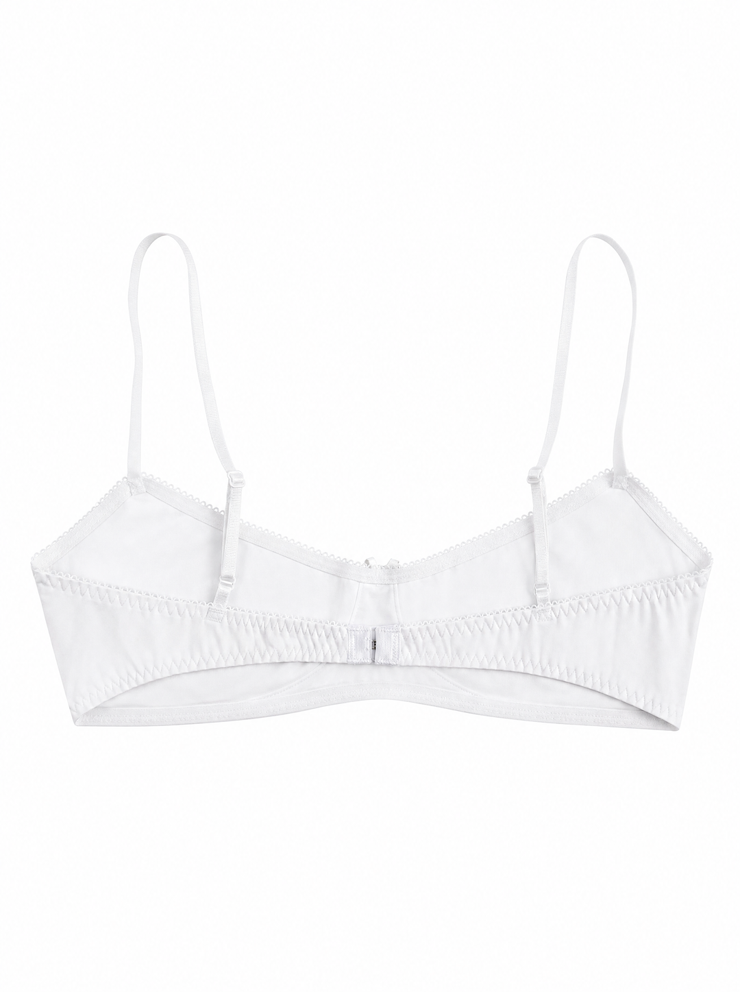 Organic Cotton Bra - White