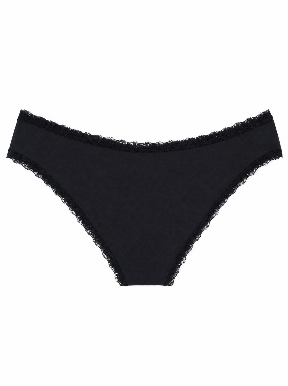 Organic Cotton Brief Pointelle - Black